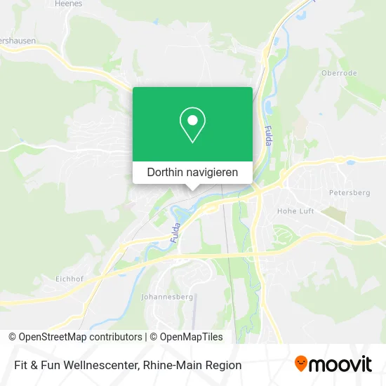 Fit & Fun Wellnescenter Karte