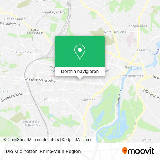 Die Midinetten Karte