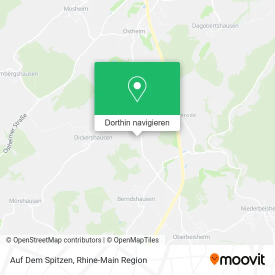 Auf Dem Spitzen Karte