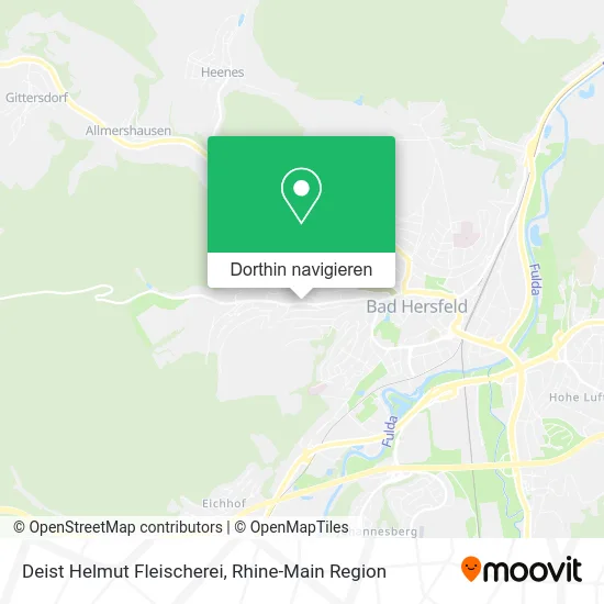 Deist Helmut Fleischerei Karte