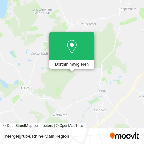 Mergelgrube Karte