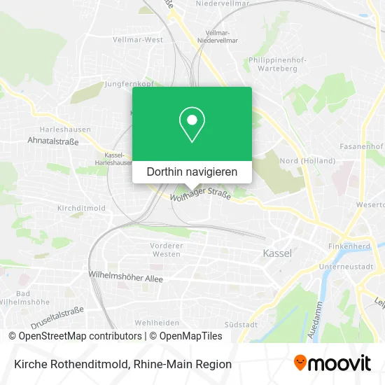 Kirche Rothenditmold Karte