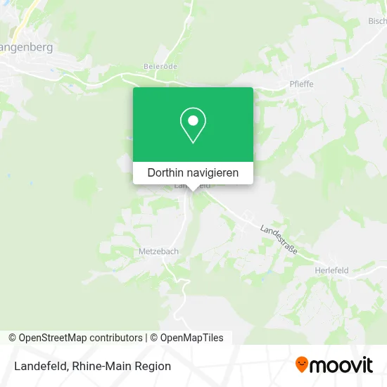Landefeld Karte