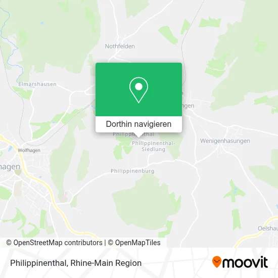 Philippinenthal Karte