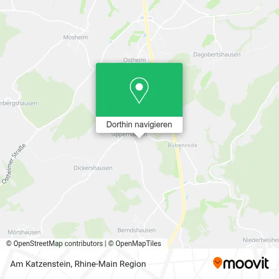 Am Katzenstein Karte