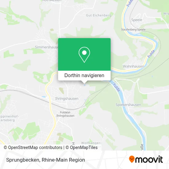Sprungbecken Karte