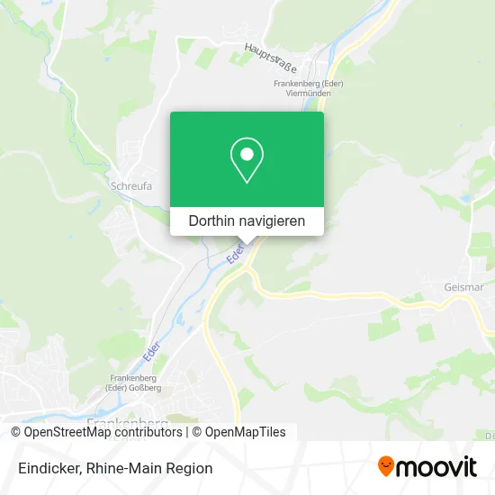 Eindicker Karte