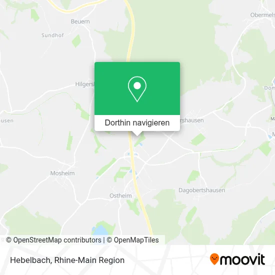 Hebelbach Karte