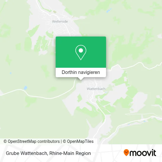Grube Wattenbach Karte