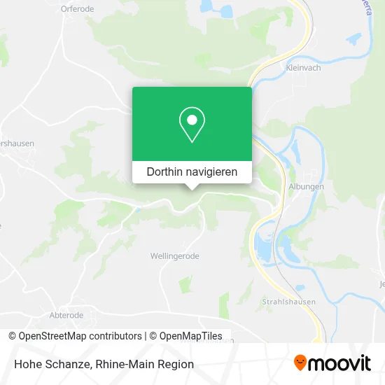 Hohe Schanze Karte