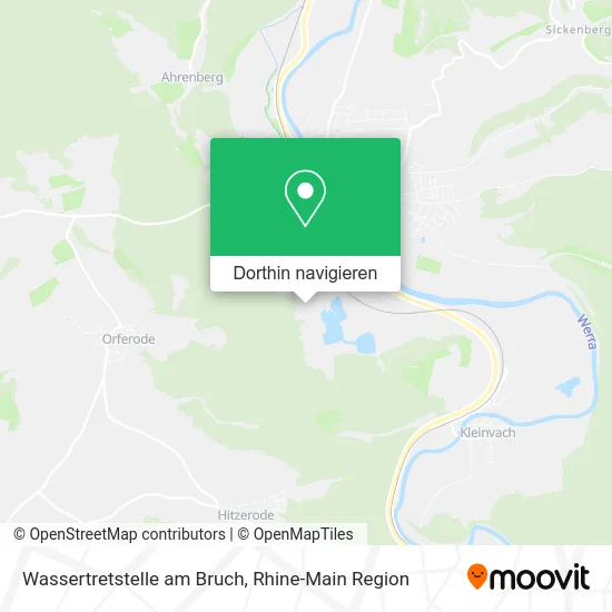 Wassertretstelle am Bruch Karte