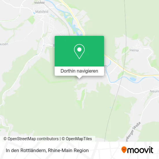 In den Rottländern Karte