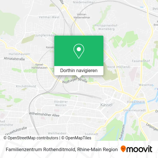 Familienzentrum Rothenditmold Karte