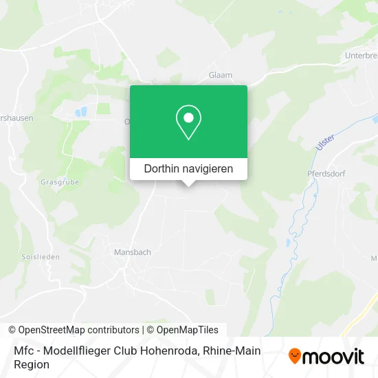 Mfc - Modellflieger Club Hohenroda Karte