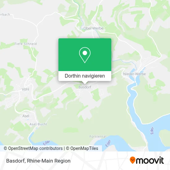 Basdorf Karte