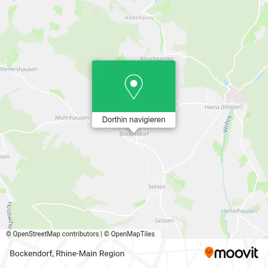 Bockendorf Karte