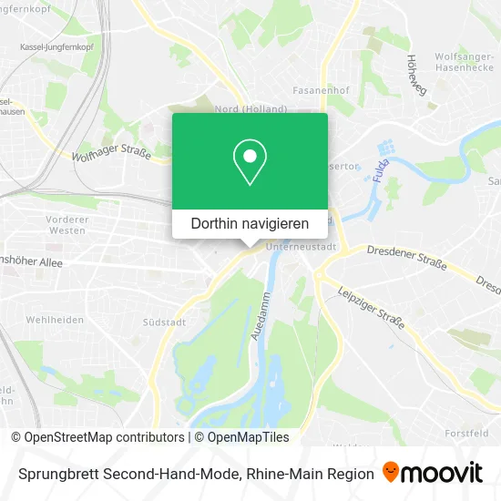 Sprungbrett Second-Hand-Mode Karte