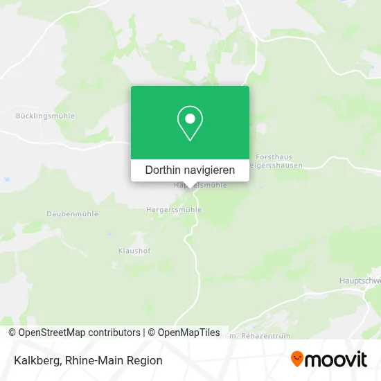 Kalkberg Karte