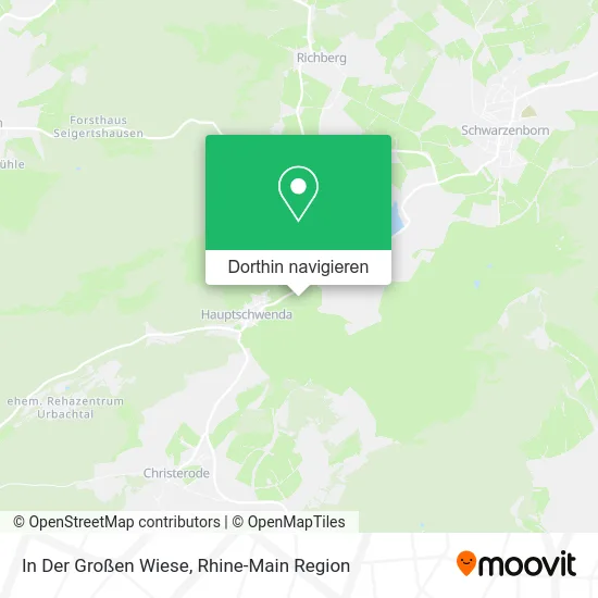 In Der Großen Wiese Karte