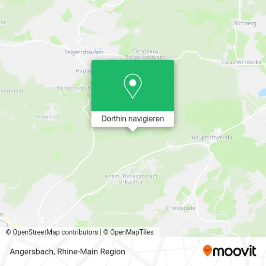 Angersbach Karte