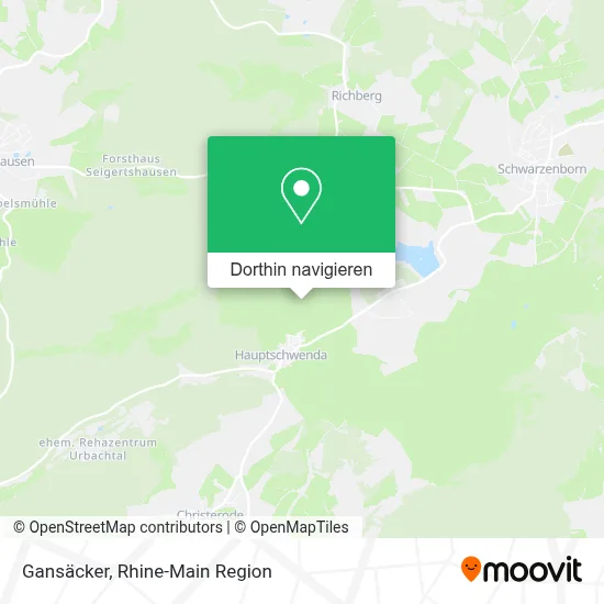 Gansäcker Karte