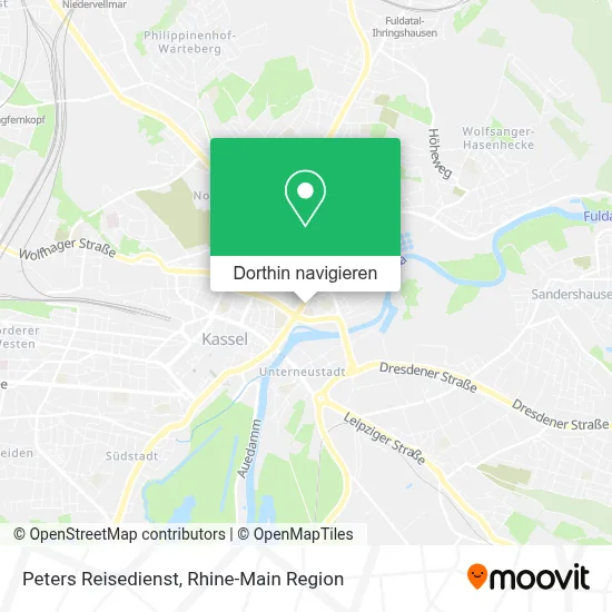 Peters Reisedienst Karte