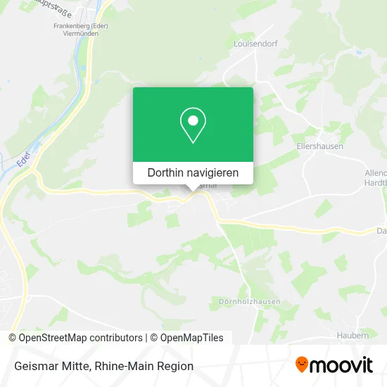 Geismar Mitte Karte