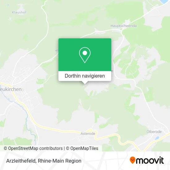 Arzleithefeld Karte