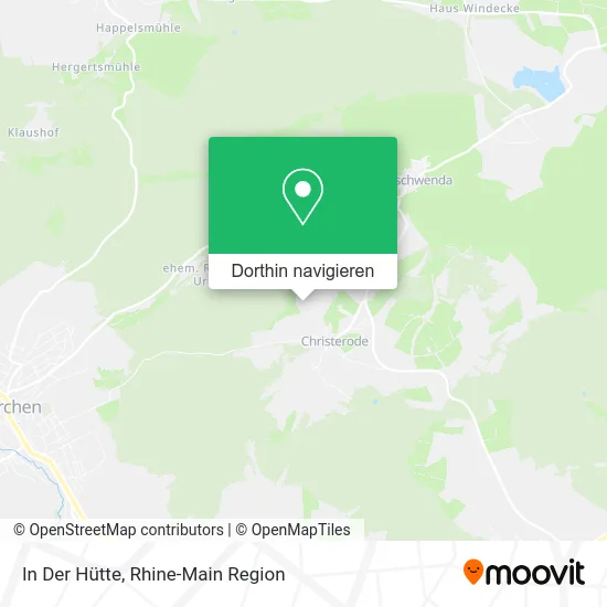 In Der Hütte Karte