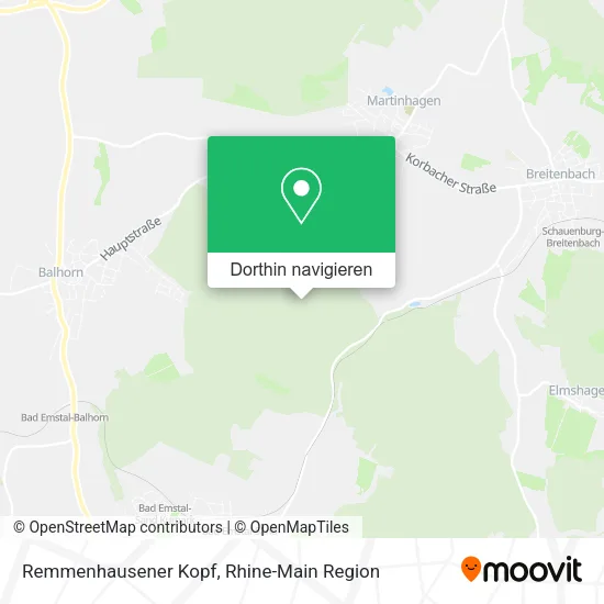 Remmenhausener Kopf Karte