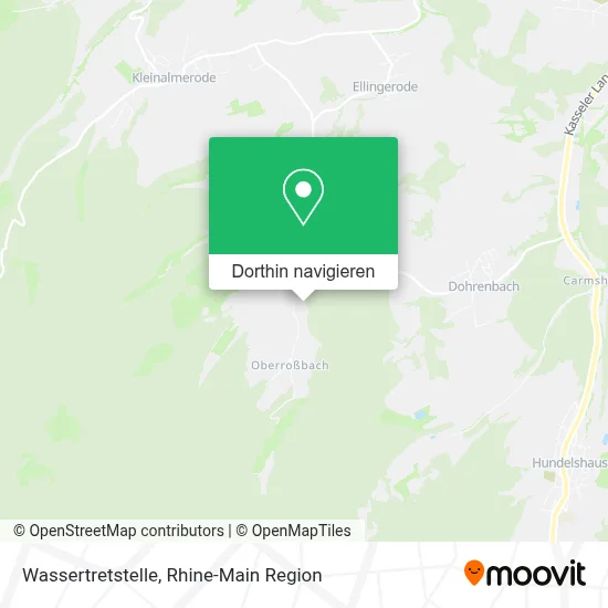 Wassertretstelle Karte