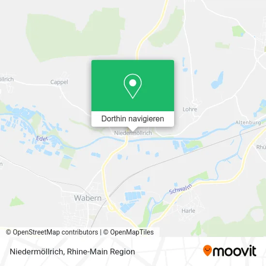 Niedermöllrich Karte