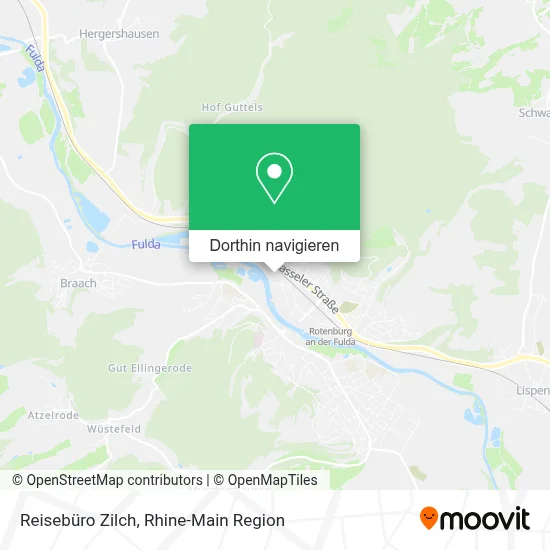 Reisebüro Zilch Karte