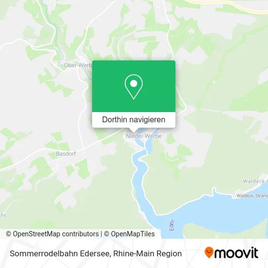 Sommerrodelbahn Edersee Karte
