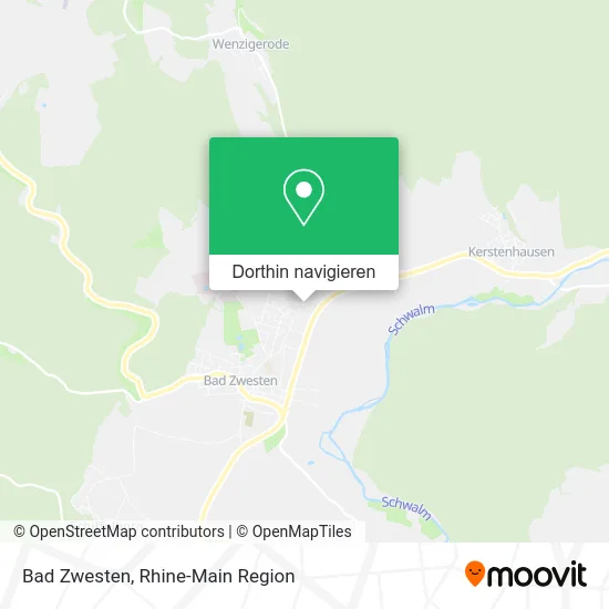 Bad Zwesten Karte