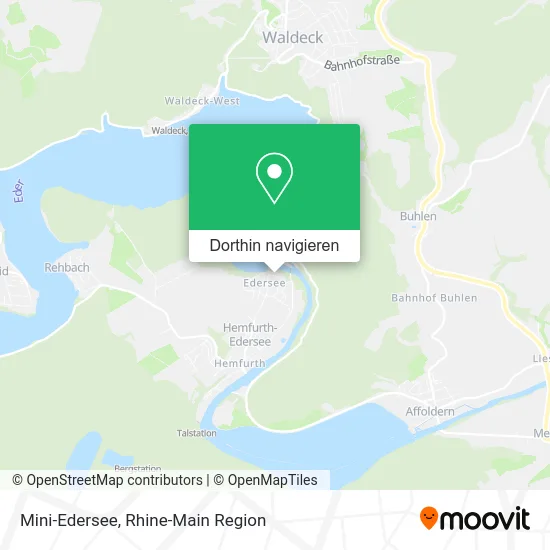 Mini-Edersee Karte