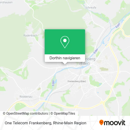 One Telecom Frankenberg Karte