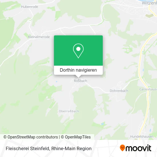 Fleischerei Steinfeld Karte