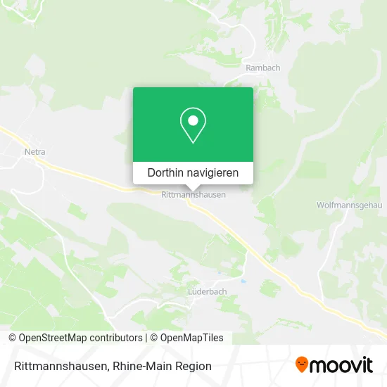 Rittmannshausen Karte