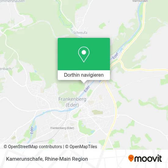 Kamerunschafe Karte