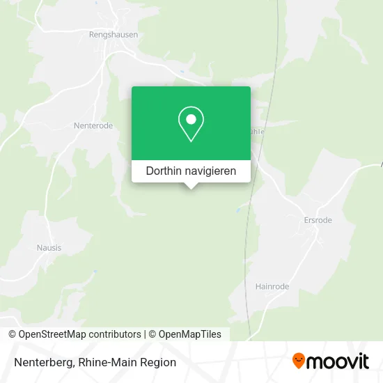 Nenterberg Karte