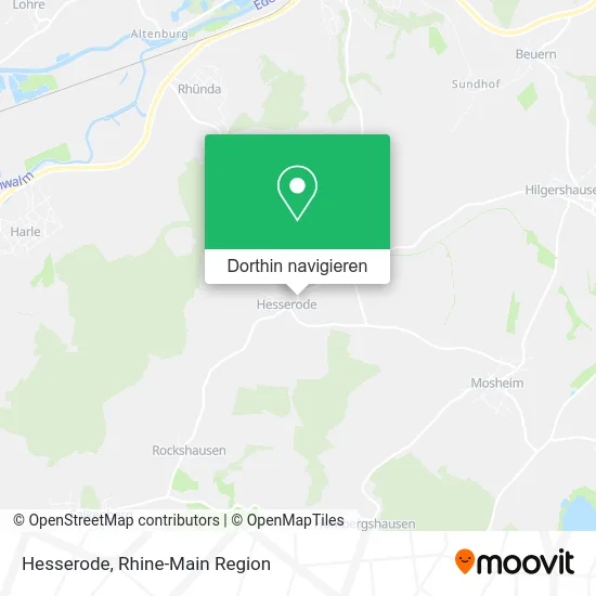 Hesserode Karte