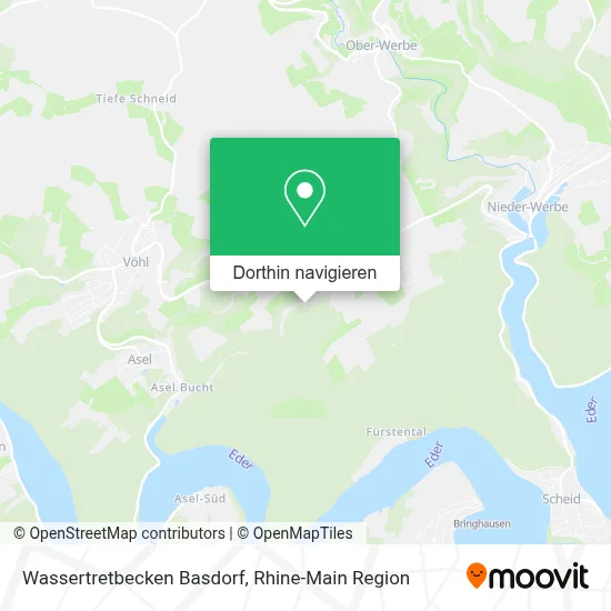 Wassertretbecken Basdorf Karte