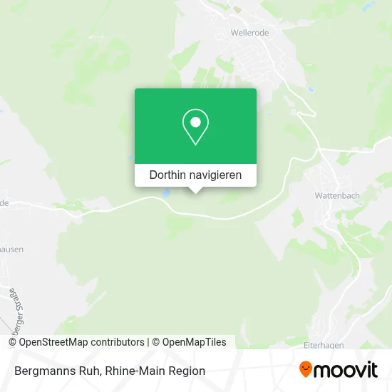 Bergmanns Ruh Karte