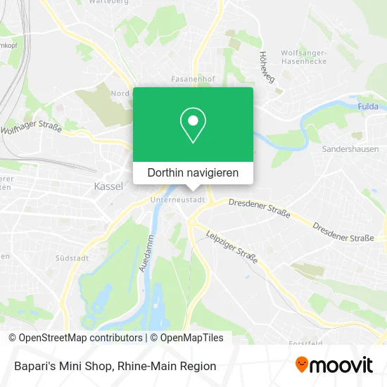 Bapari's Mini Shop Karte