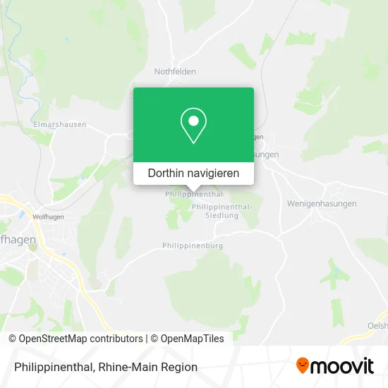 Philippinenthal Karte