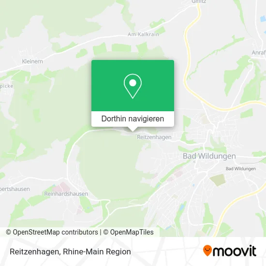 Reitzenhagen Karte