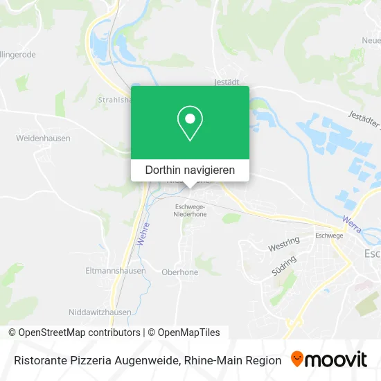 Ristorante Pizzeria Augenweide Karte