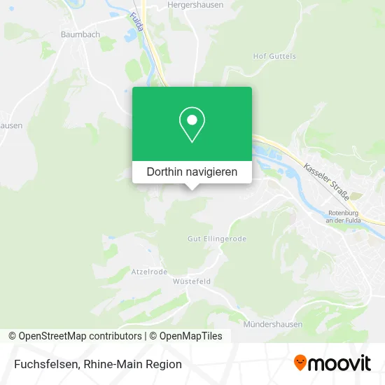 Fuchsfelsen Karte