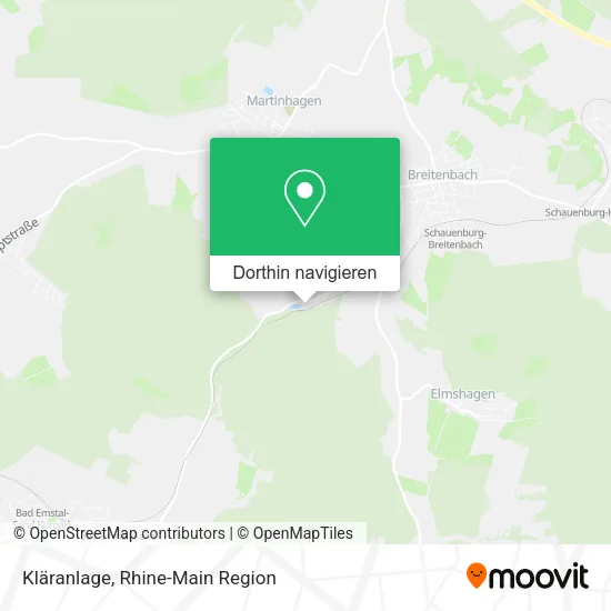 Kläranlage Karte